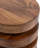 Stacked Solid Wood End Table-415465207
