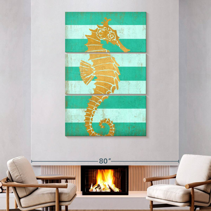 Gold Coast couleur hippocampe, H 74 po x l 48 po