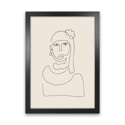 Picasso Line Bust - Print