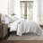 Becky Cameron Gray Polka Dots Pattern Reversible Quilt Set-1302312958