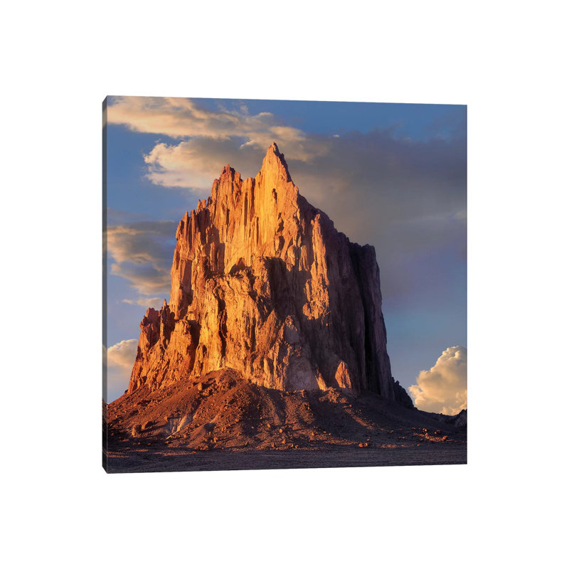Shiprock, the Basalt Core of an Extinct Volcano, New Mexico VI 1 Piece Wrapped Canvas Wall Art