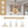 Algenis 1 - Light Brown LED Unique/Statement Pendant