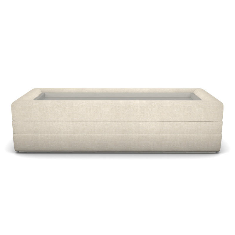 Boyden By Thom Ficilia Solid Wood Coffee Table, Wrenn, Tommy Flax