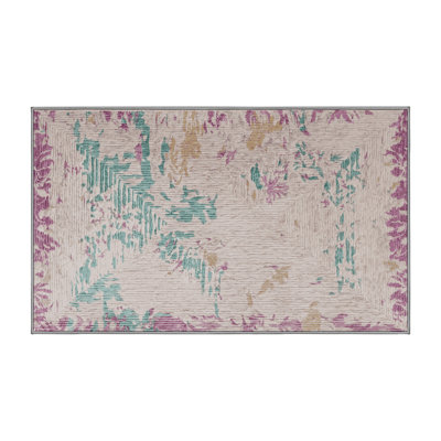 Machine Washable Gray Area Rug