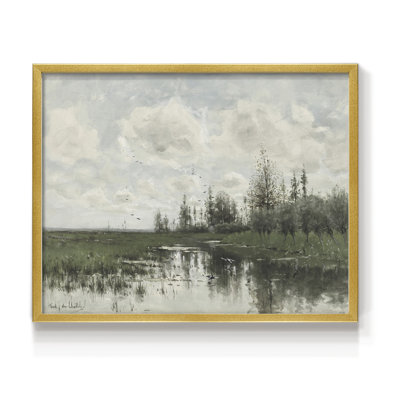 Paysages rétro-CDxx - reproduction encadrée - réversible