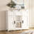 35.4" Wide Sideboard with 3 Drawers and 3 Adjustable Shelves, Cabinet with 2 Doors, Accent Cabinet-106349614