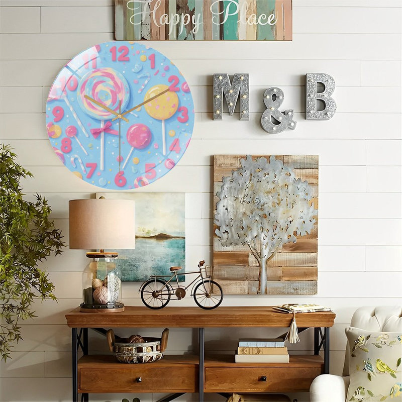 Horloge murale 12 po Lollipop