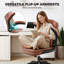 Fauteuil de direction ergonomique Loriece avec accoudoirs rabattables-1801402287