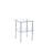 2-Piece Clear Side Table
