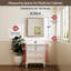 Armoire à pharmacie avec miroir et 3 tablettes Cyrille-2003309847-2003309850