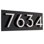 Floating 1-Line Wall Address Plaque