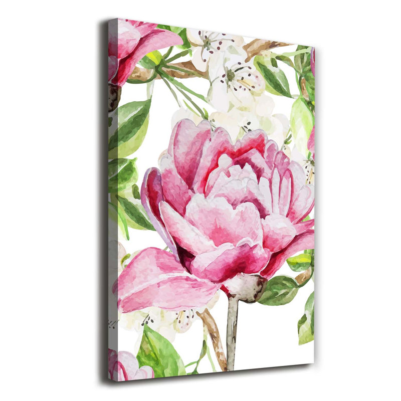 Peony - Wrapped Canvas Print