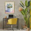 Plante grasse dans un cadre flottant en pot blanc, design par The Prints Vibe-30773721-30773725