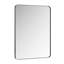 Metal Framed Bathroom Mirror Black Rectangular - Living Room, Bedroom Wall Adornment Fog, Material Ornament Advanced Sealing Technology-1424011205