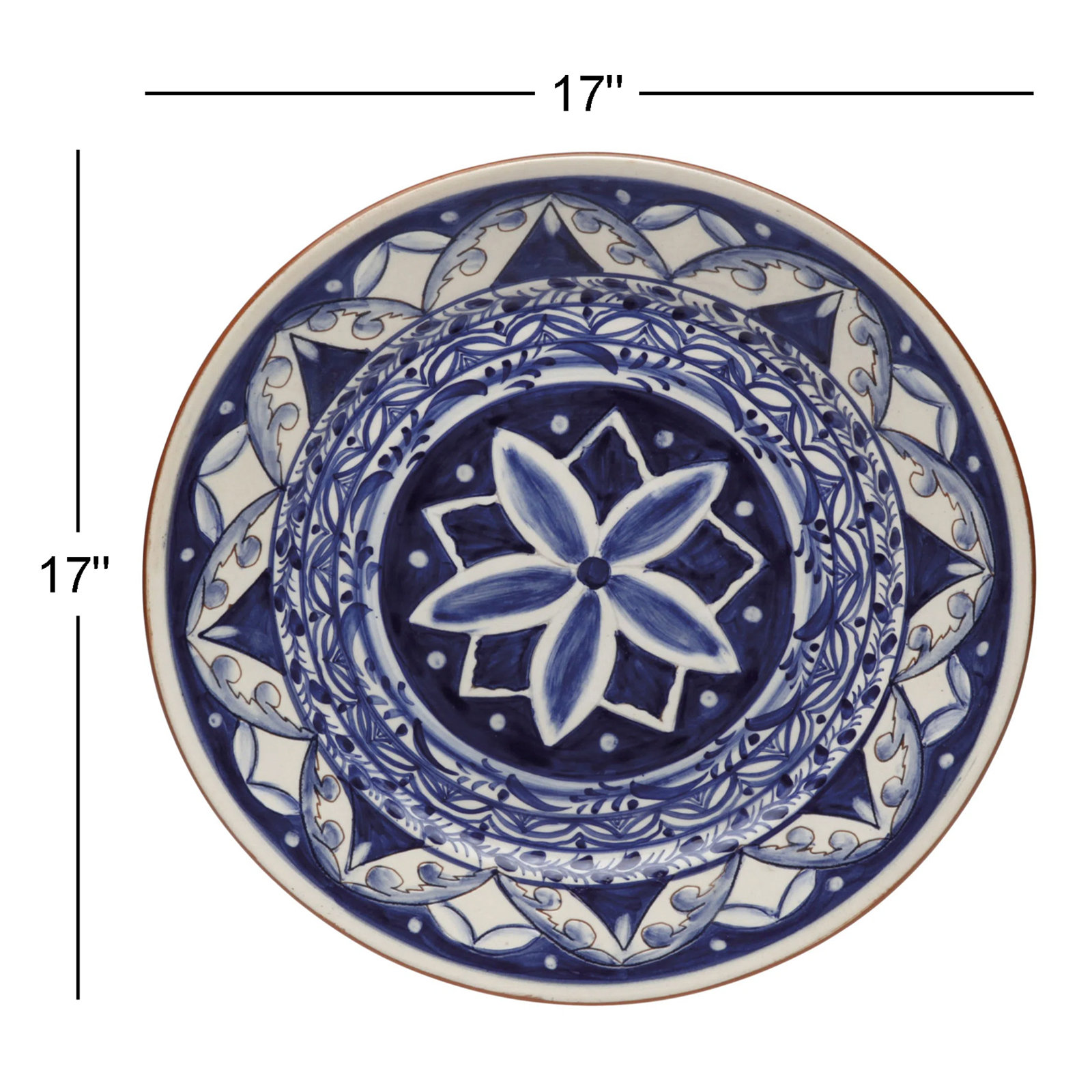 Alentejo Round Terracotta Platter