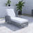 Outdoor Long Reclining Chaise With Armrests-435402629