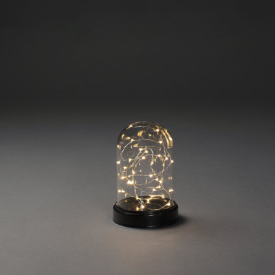 Glass 17.5" LED Lighted Art Glass Novelty Light