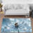 Exquisite Non Woven Soft Type Printed Rug Featuring Intricate Medallion Pattern in Rich Hues for a Unique Addition to Your Home Decor-114334303