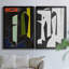 Arches Espagnoles - ensemble de 2 reproductions d'art sur toile encadrées-783797462-783797461