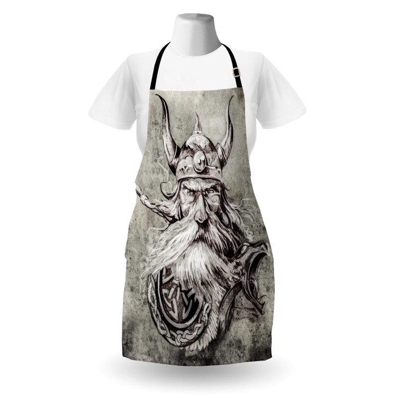 No Pattern Bib Apron