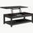 Grey flip-top coffee table