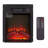 Electric Fireplace Insert 18" 1400W 120V ,Equipped With Remote Control, Ultra Thin Heater With Log Set & Realistic Flame