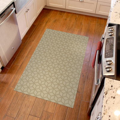 Un-Rug Cubics Rube Low Profile Kitchen Mat by Matterly