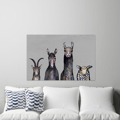«Animal Row III», reproduction sur toile tendue