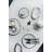 Platinum Edge 2 Piece 6" Plates Set
