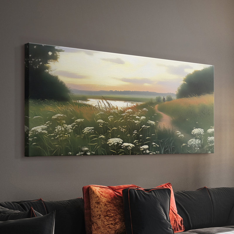 Série paysage - CLV III - Toile tendue avec châssis - Prêt à accrocher, H 20 po x l 40 po