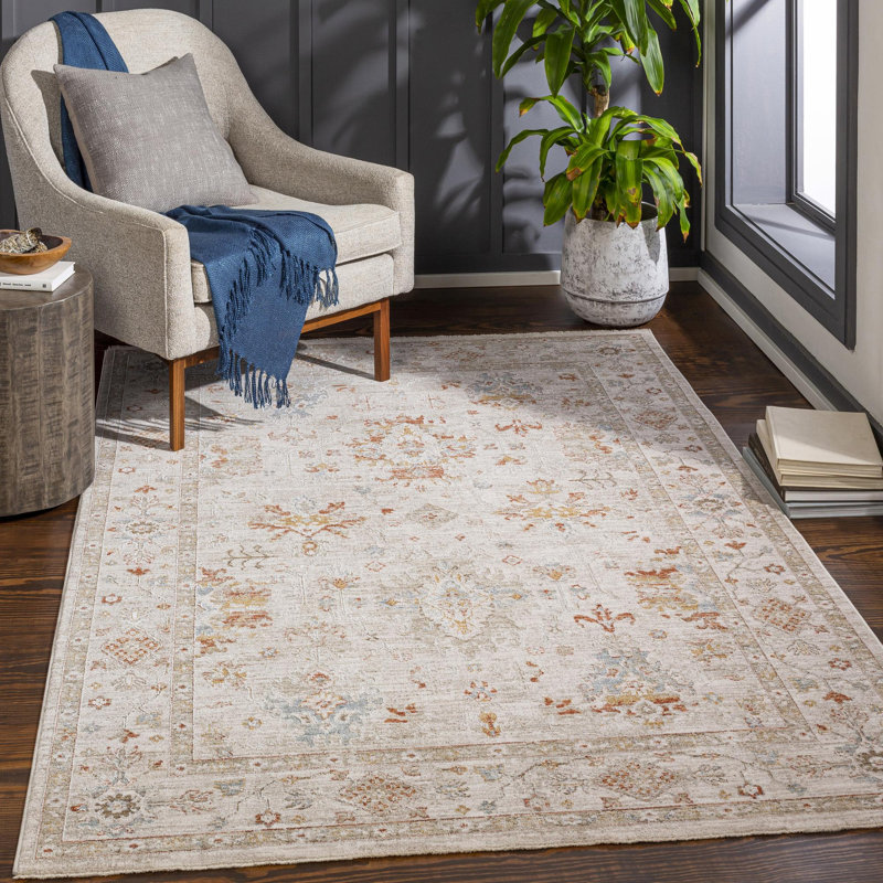 Tapis crème Finnlagh, Rectangle de 10 pi x 14 pi