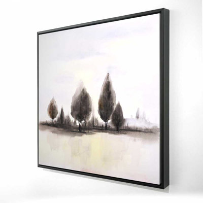 Landscape of Trees Framed Canvas | Home Decor Bedroom Art