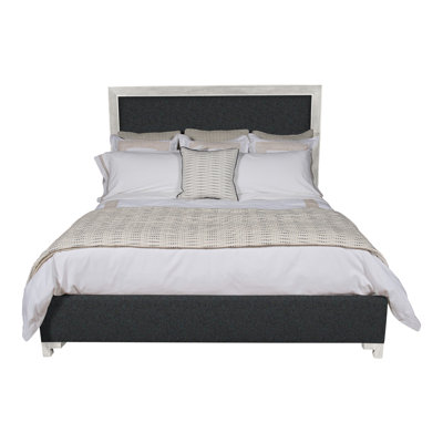 Louise/Lawrence King Upholstered Low Profile Panel Bed