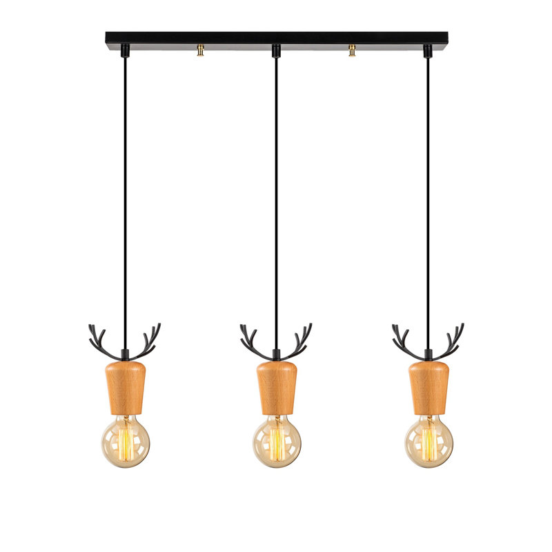 Luminaire suspendu pour îlot de cuisine 3 lumières Mccracken