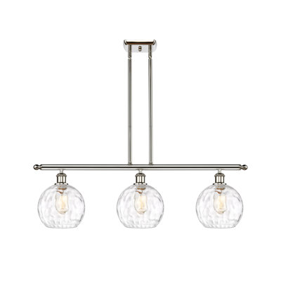 Luminaire suspendu linéaire à 3 lumières pour îlot de cuisine Cindi