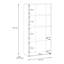 Tempra2 149.5 cm H x 73.7 cm W Bookcase