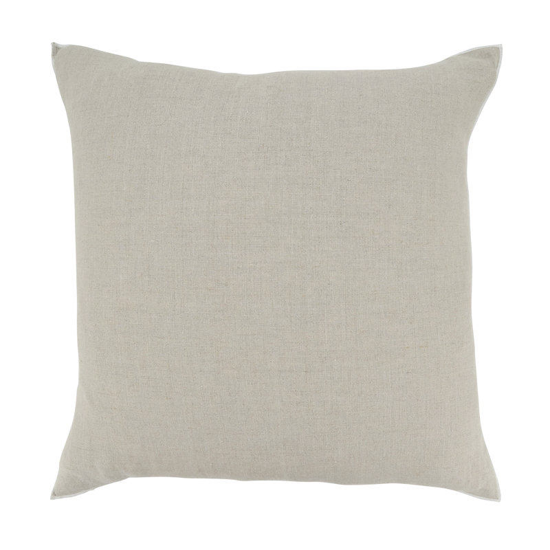 Housse de coussin en lin Riggs, Naturel