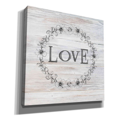 «Love», reproduction sur toile tendue