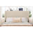 Beige Queen Size Platform Bed Frame With Charging Ports In Storage Headboard, Heavy - Duty Metal Slats, No Box Spring Required, Quick Assembly Station And Noise Functionality, Metal, Necessary, Time-809062496