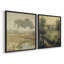«Vintage Landscape LXI», impression giclée sur cadre - ensemble de 2-1023871509-1023871508