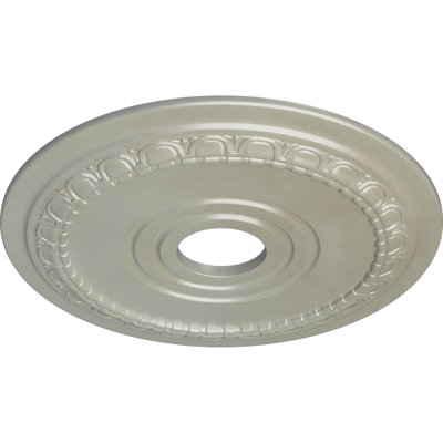 Endurathane Munich Ceiling Medallion, 17 1/2"OD x 3 5/8"ID x 1"P (Fits Canopies up to 5 5/8"), Hand-Painted Flash Copper Finish