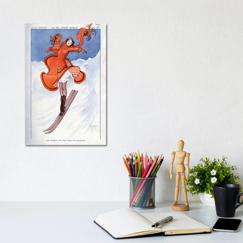 1922 La Vie Parisienne Magazine Plate - Print on Canvas, 66.04cm H x 45.72cm W x 3.81cm D, Wrapped Canvas