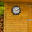 Waymire 19.7" Outdoor Quartz Clock with Temperature