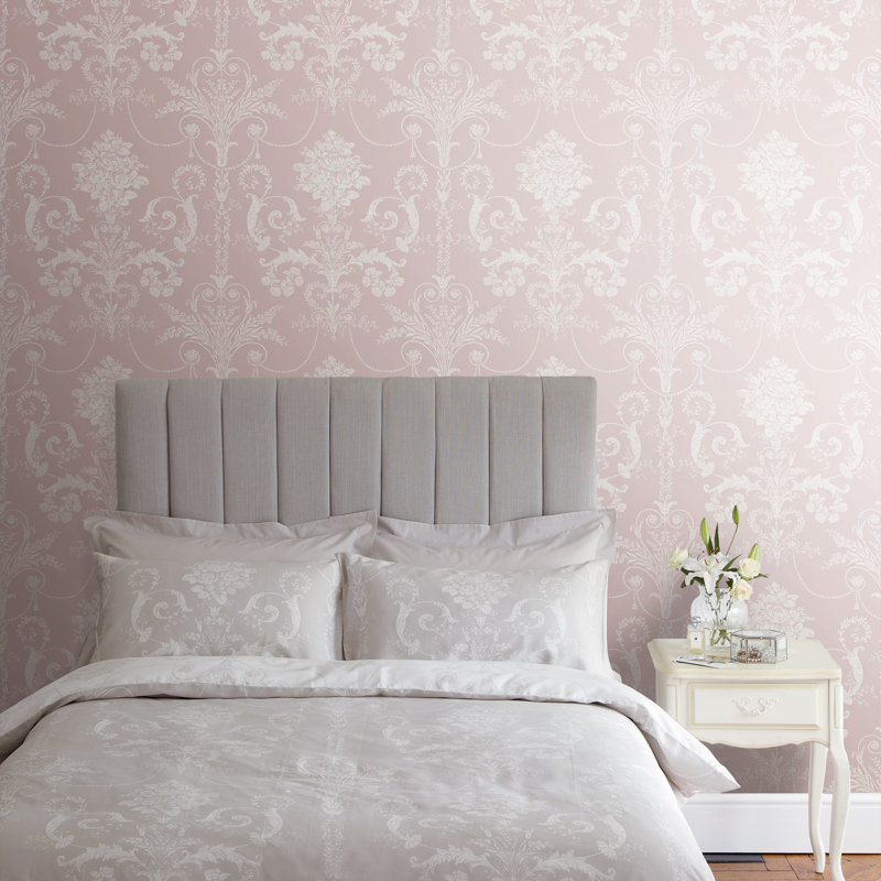 Laura Ashley Josette Wallpaper Roll, Amethyst