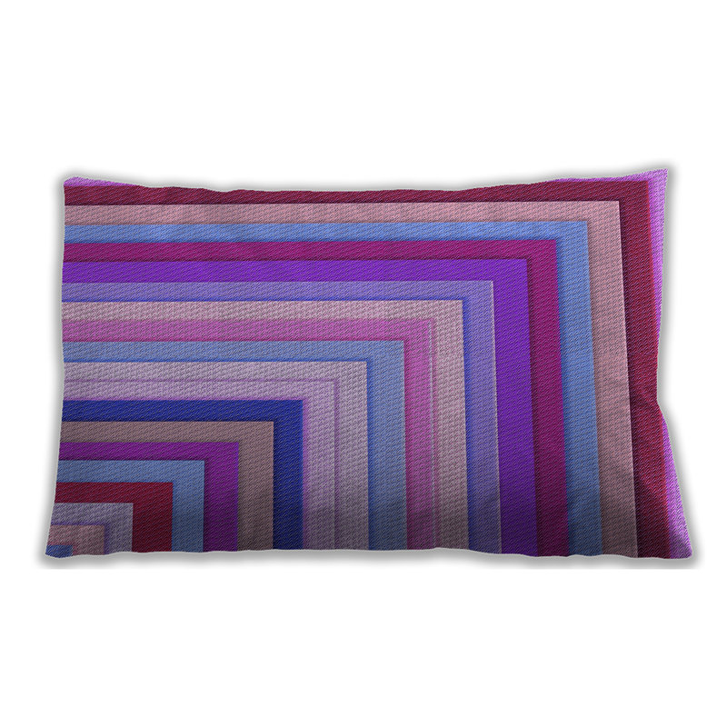 Coussin à motifs 2092, Synthétique, Mauve