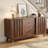 61.4'' Sideboard Buffet Cabinet With Storage, Fluted Buffet Cabinet With Sliding Doors & 4 Drawers-1492279146