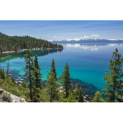 «Lake Tahoe» par Mariuszblach, reproduction d'art sur toile tendue