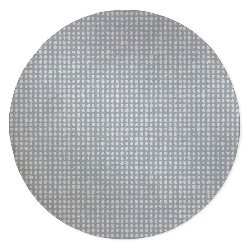 Tapis de jeu pour enfants Grunge Row, Bleu ardoise / bleu