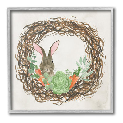 " Spring Easter Wreath " Print
