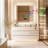 LED Bathroom/vanity Mirror With Bluetooth Time & Date Display Unit Front & Back Lighted Anti-fog Dimmable 3 Lights Colour Changing Memory Setting-1093553455